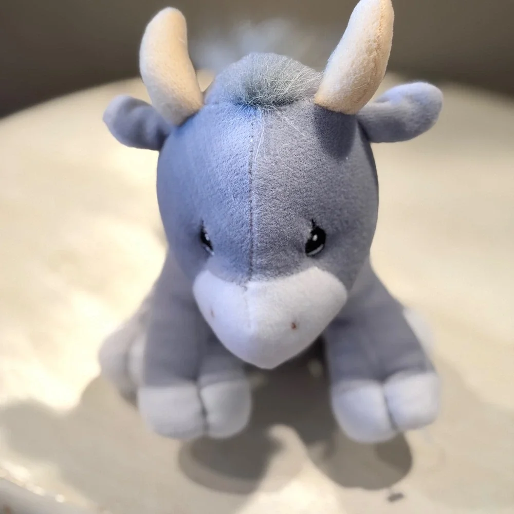 Precious Moments Tender Tails Purple Hippo Plush‎ Toy 1998 Enesco